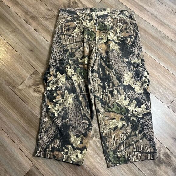 Redhead Green Camo Casual Pants Men 40x26.5 - Picture 2 of 6